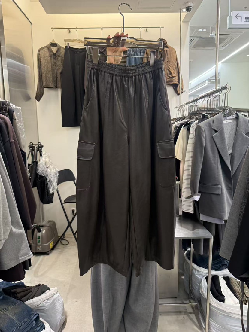 THE SIL東大門實拍女裝新品推薦真品熱賣休閑休閑褲工裝褲THE SIL/1 2ILLY休閑褲圖色1棕色