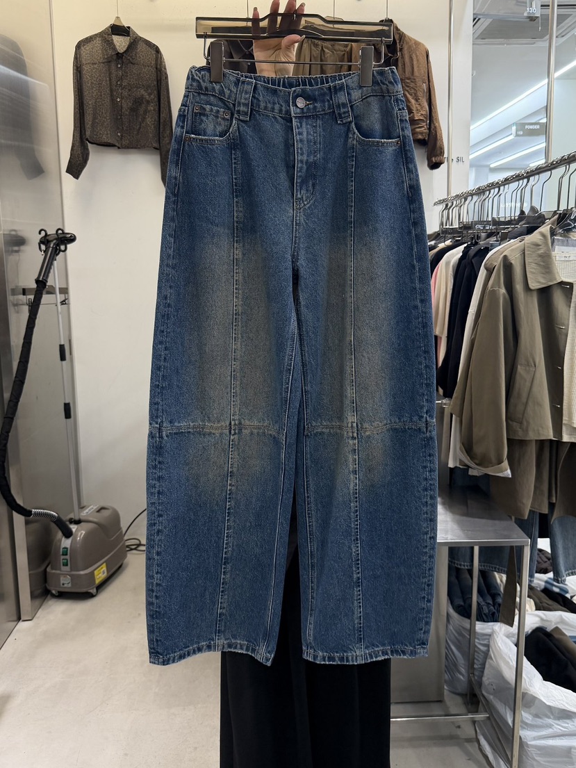 THE SIL東大門代購女士新品推薦人氣真品時尚熱賣牛仔褲THE SIL/1 2ILLY牛仔褲圖色1