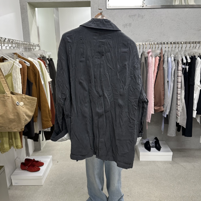WEARABLE-L東大門實拍女士新品時尚熱賣真品夾克口袋褶皺WEARABLE夾克