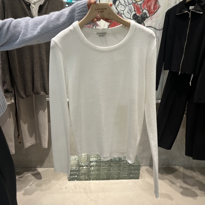 LAMAGIEPIE/LAMAGIE GREY韓國直郵女士新款人氣長袖T恤LAMAGIEPIE/LAMAGIE GREY長袖T恤圖色1