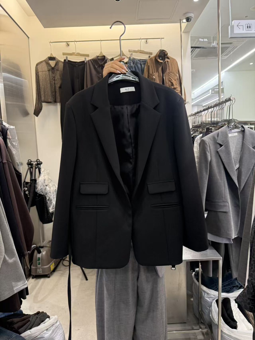 THE SIL東大門實拍女士新品熱賣真品時尚人氣西裝西服疊穿THE SIL/1 2ILLY西裝/西服圖色2
