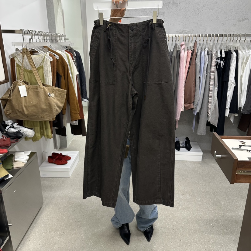 WEARABLE-L東大門實拍女士新品熱賣休閑推薦真品人氣休閑褲WEARABLE休閑褲圖色2咖色