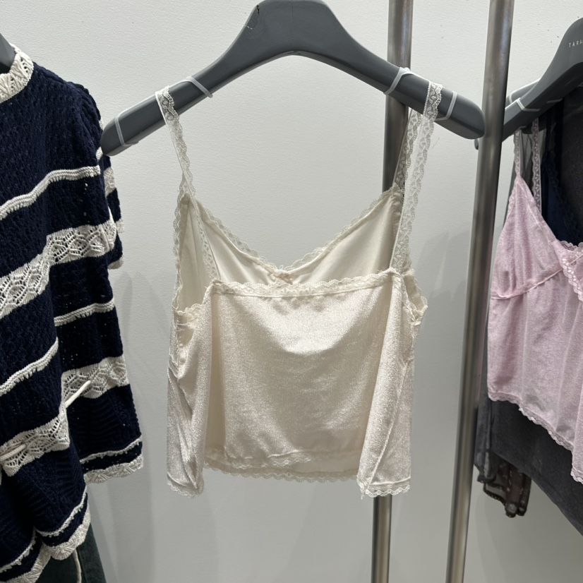 TARABY MOTION東大門實拍女裝新品休閑吊帶背心不含內搭絲絨TARABY MOTION吊帶/背心