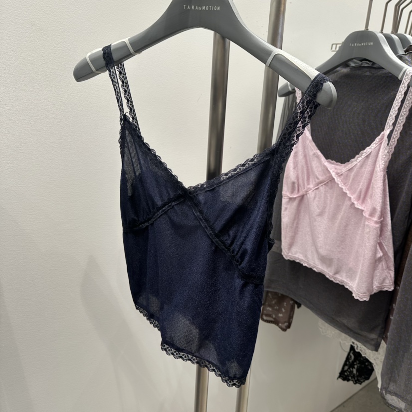 TARABY MOTION東大門實拍女裝新品休閑吊帶背心不含內搭絲絨TARABY MOTION吊帶/背心圖色2