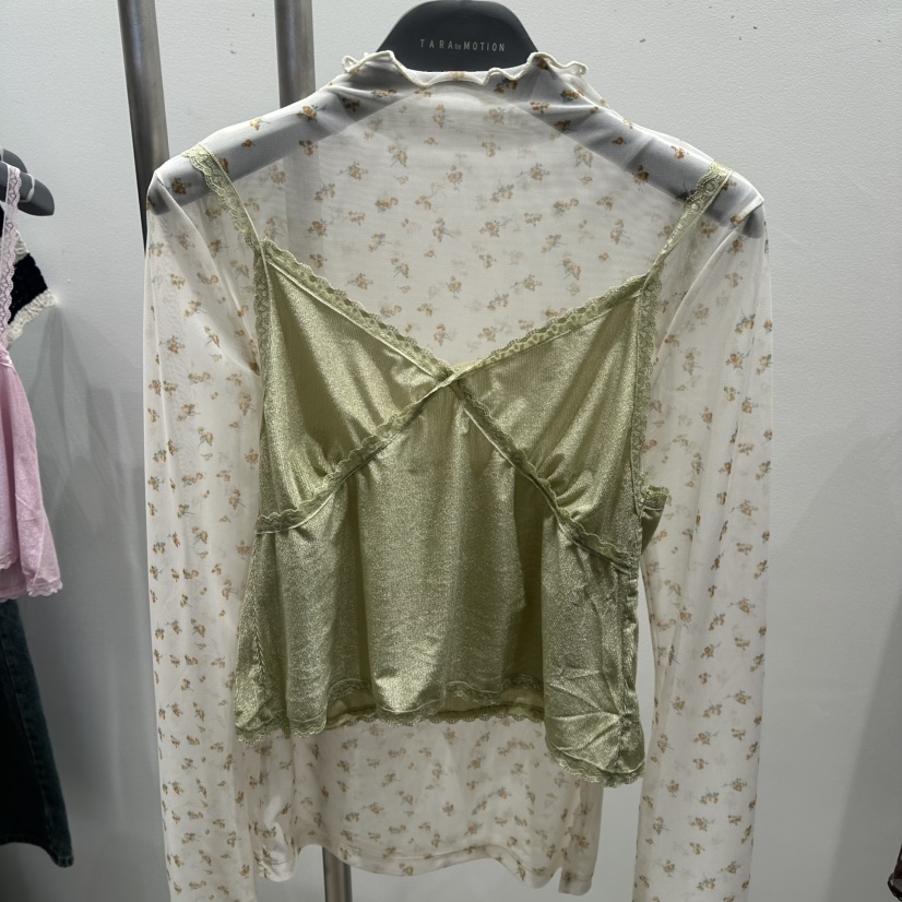 TARABY MOTION東大門實拍女裝新品休閑吊帶背心不含內搭絲絨TARABY MOTION吊帶/背心圖色5