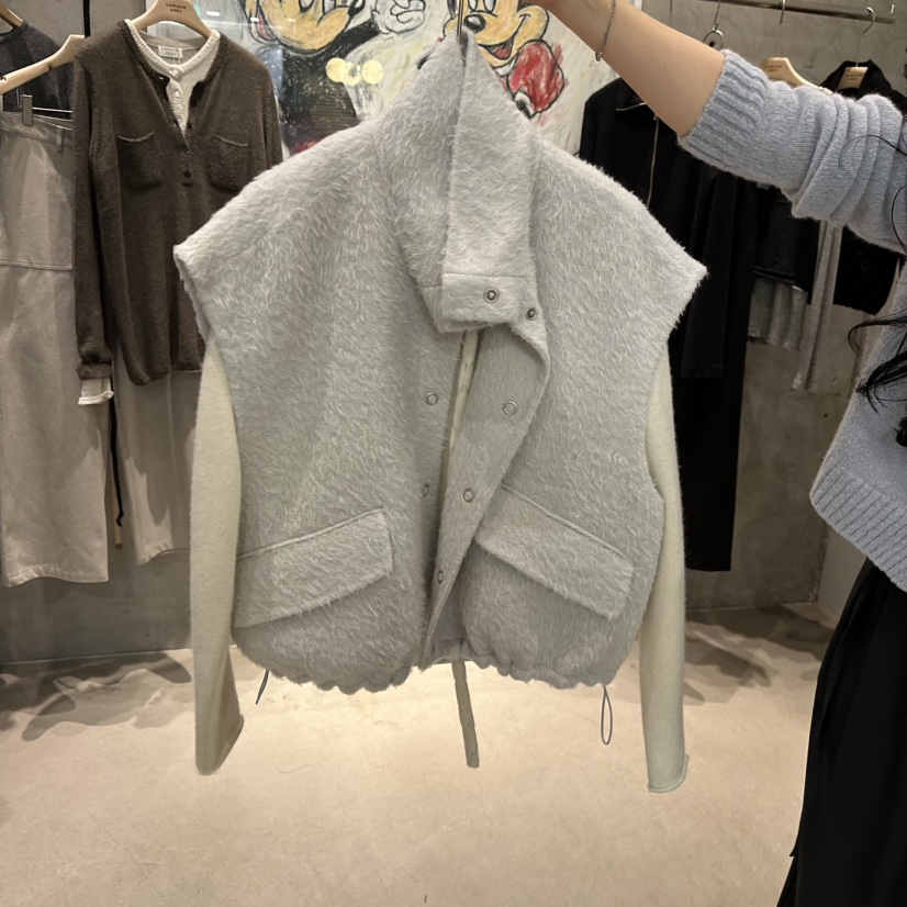 LAMAGIEPIE/LAMAGIE GREY東大門直郵女士新款休閑馬甲不含內搭LAMAGIEPIE/LAMAGIE GREY馬甲圖色1
