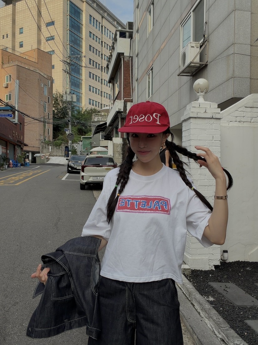 SEOUL PALETTE-Q韓國直郵女裝新款休閑真品人氣T恤露臍SEOUL PALETTE-QT恤
