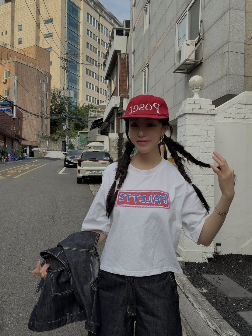 SEOUL PALETTE-Q韓國直郵女裝新款休閑真品人氣T恤露臍SEOUL PALETTE-QT恤