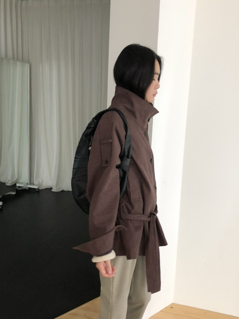 TORRE東大門代購女士新品推薦時尚熱賣真品休閑夾克含腰帶TORRE夾克