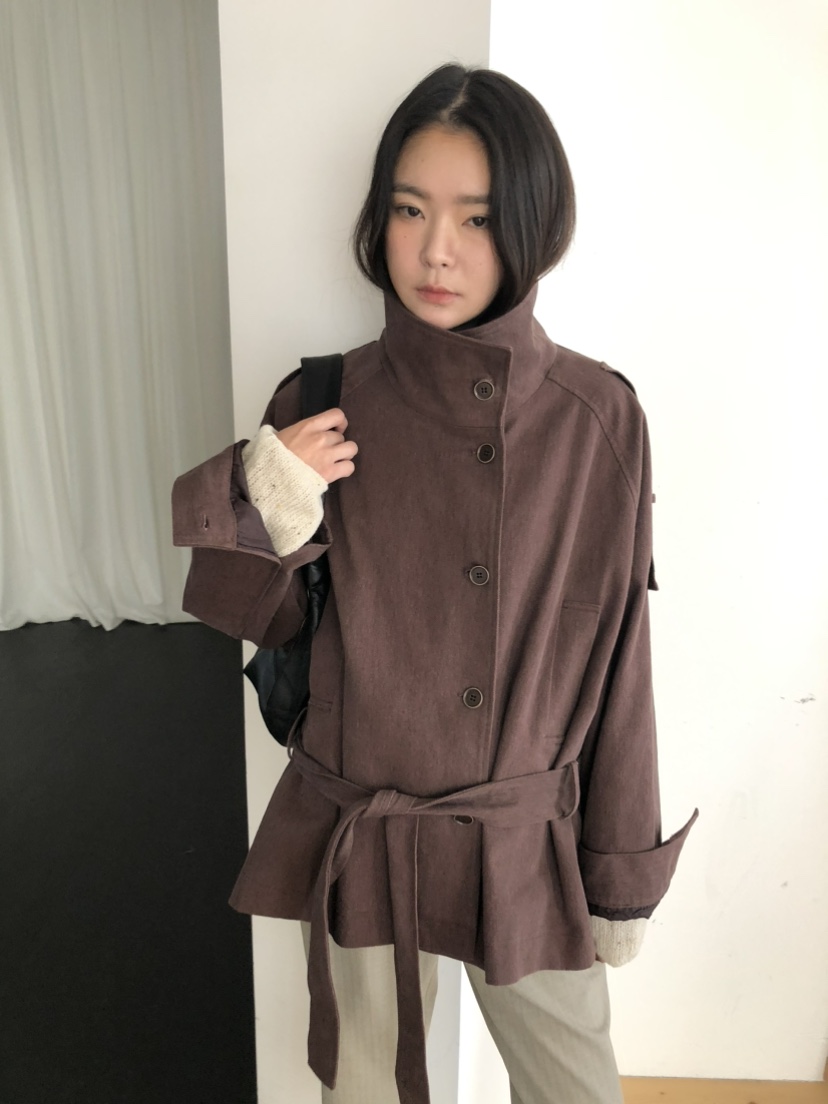 TORRE東大門代購女士新品推薦時尚熱賣真品休閑夾克含腰帶TORRE夾克