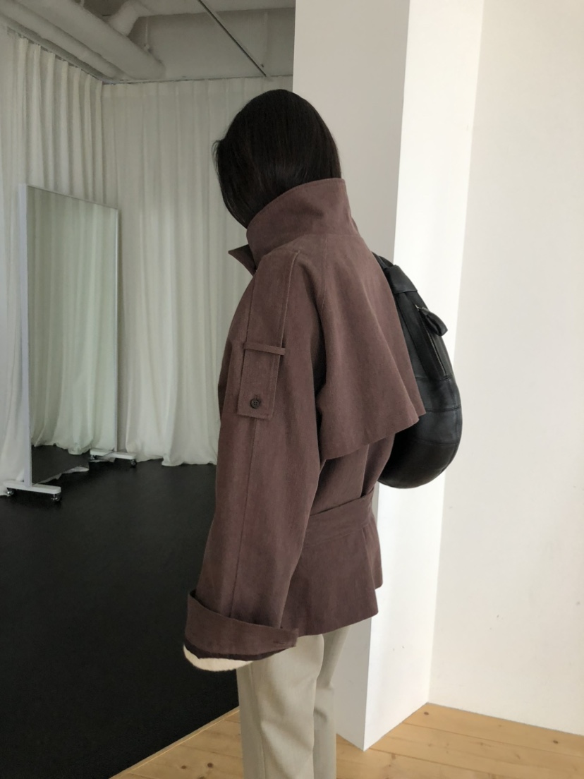 TORRE東大門代購女士新品推薦時尚熱賣真品休閑夾克含腰帶TORRE夾克