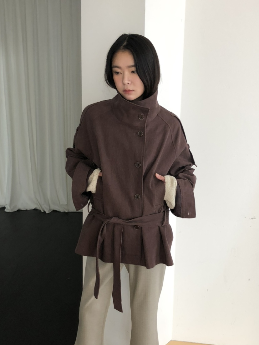 TORRE東大門代購女士新品推薦時尚熱賣真品休閑夾克含腰帶TORRE夾克