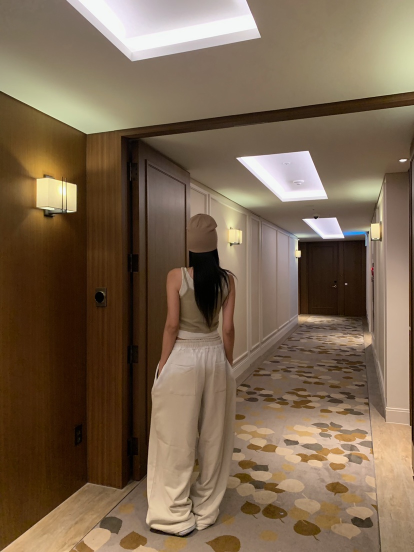 BADCALM東大門實拍女裝新品休閑真品人氣熱賣推薦休閑褲印花BADCALM休閑褲