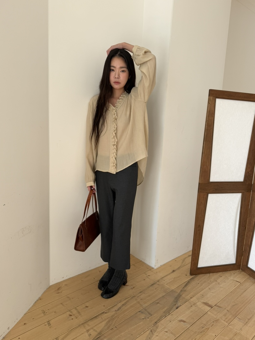 TORRE韓國直郵女裝新款時尚真品休閑人氣熱賣推薦襯衫蕾絲衫TORRE襯衫/蕾絲衫
