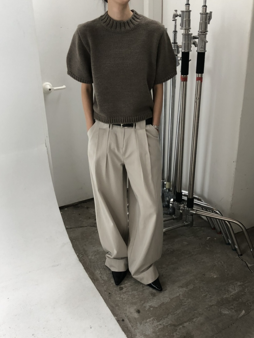 MOVENNE韓國代購女士新品推薦人氣熱賣休閑時尚休閑褲紐扣MOVENNE休閑褲