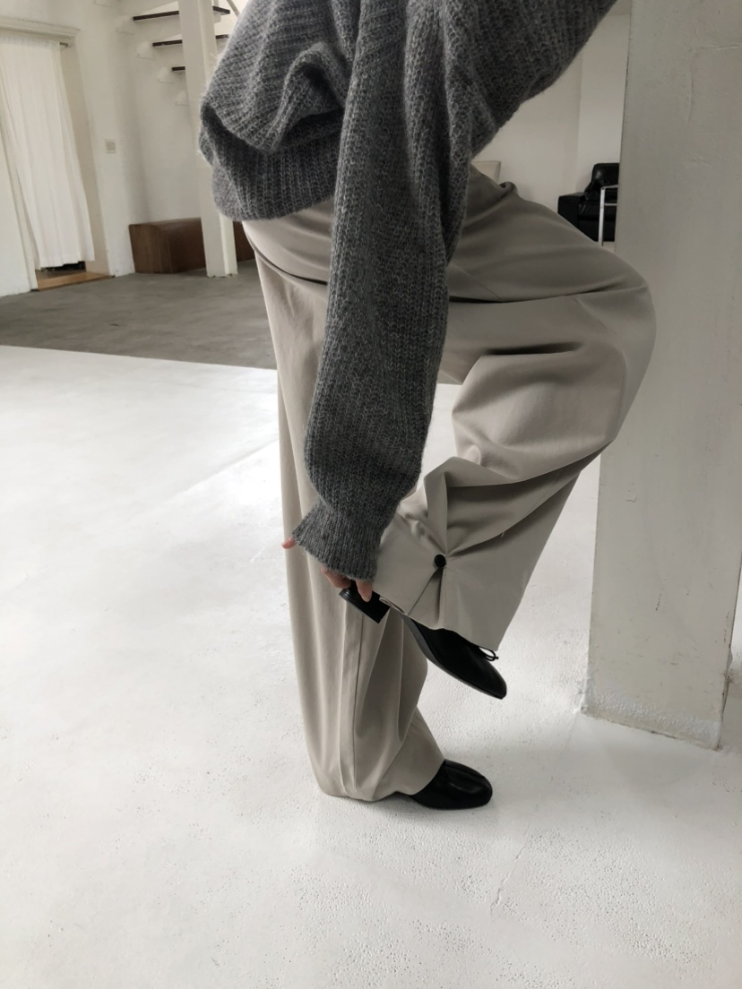 MOVENNE韓國代購女士新品推薦人氣熱賣休閑時尚休閑褲紐扣MOVENNE休閑褲
