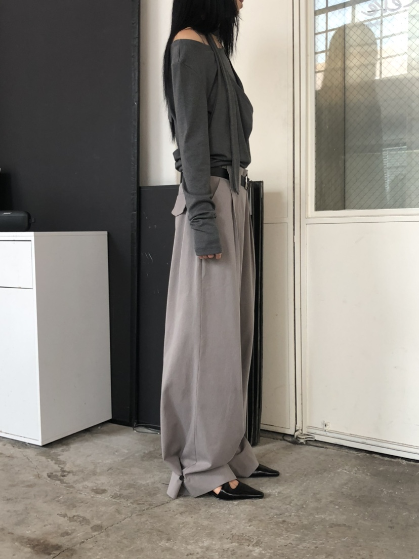 MOVENNE韓國代購女士新品推薦人氣熱賣休閑時尚休閑褲紐扣MOVENNE休閑褲