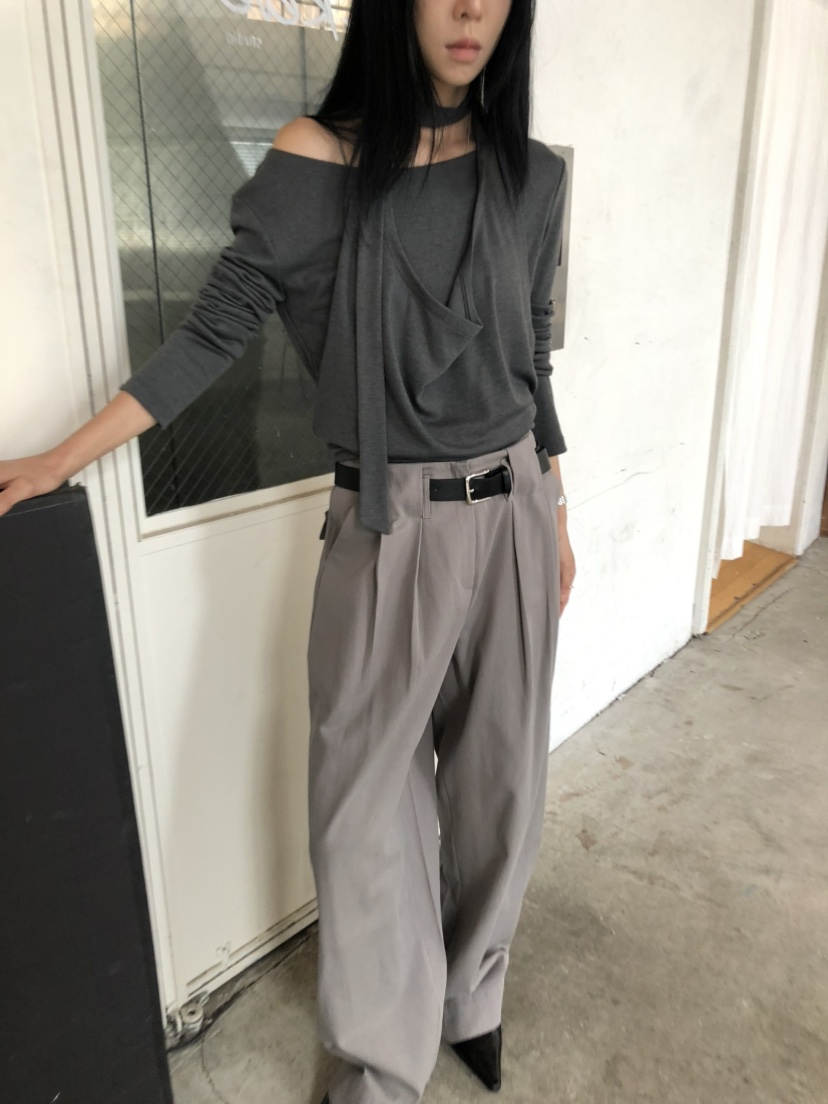 MOVENNE韓國代購女士新品推薦人氣熱賣休閑時尚休閑褲紐扣MOVENNE休閑褲