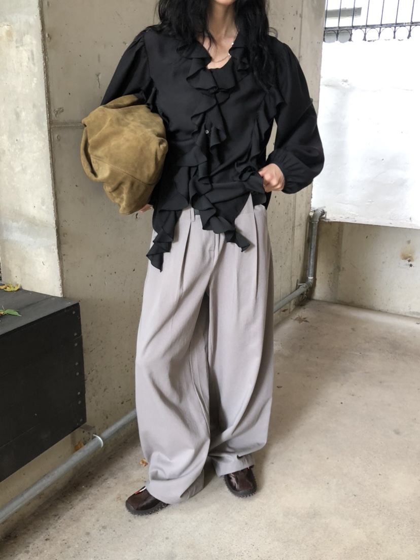 MOVENNE韓國代購女士新品推薦人氣熱賣休閑時尚休閑褲紐扣MOVENNE休閑褲
