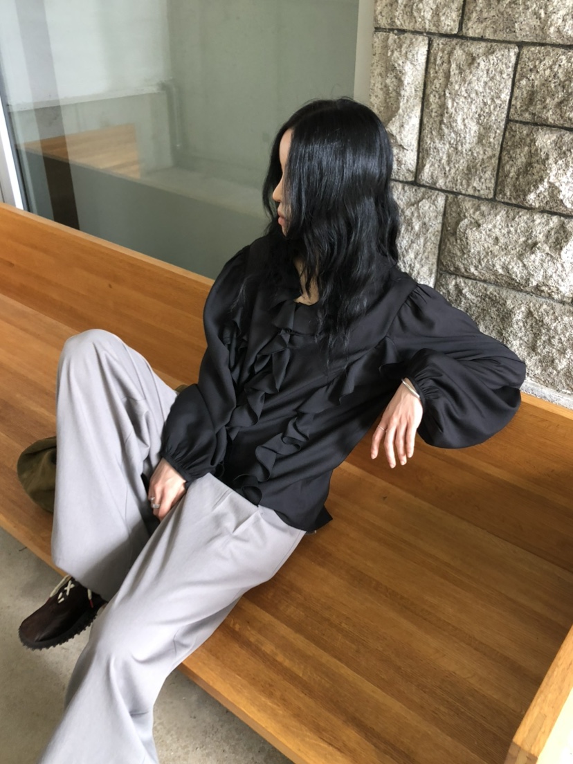 MOVENNE韓國代購女士新品推薦人氣熱賣休閑時尚休閑褲紐扣MOVENNE休閑褲