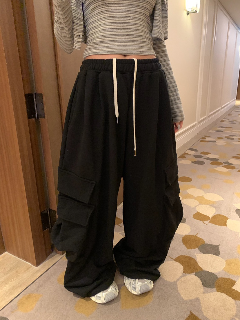 BADCALM東大門代購女士新款人氣真品休閑推薦休閑褲工裝褲BADCALM休閑褲圖色5