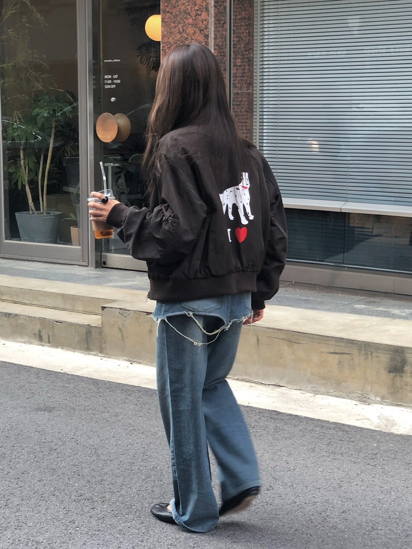 ONDO-P韓國代購女士新款人氣休閑時尚熱賣推薦真品夾克狗狗ONDO-P夾克