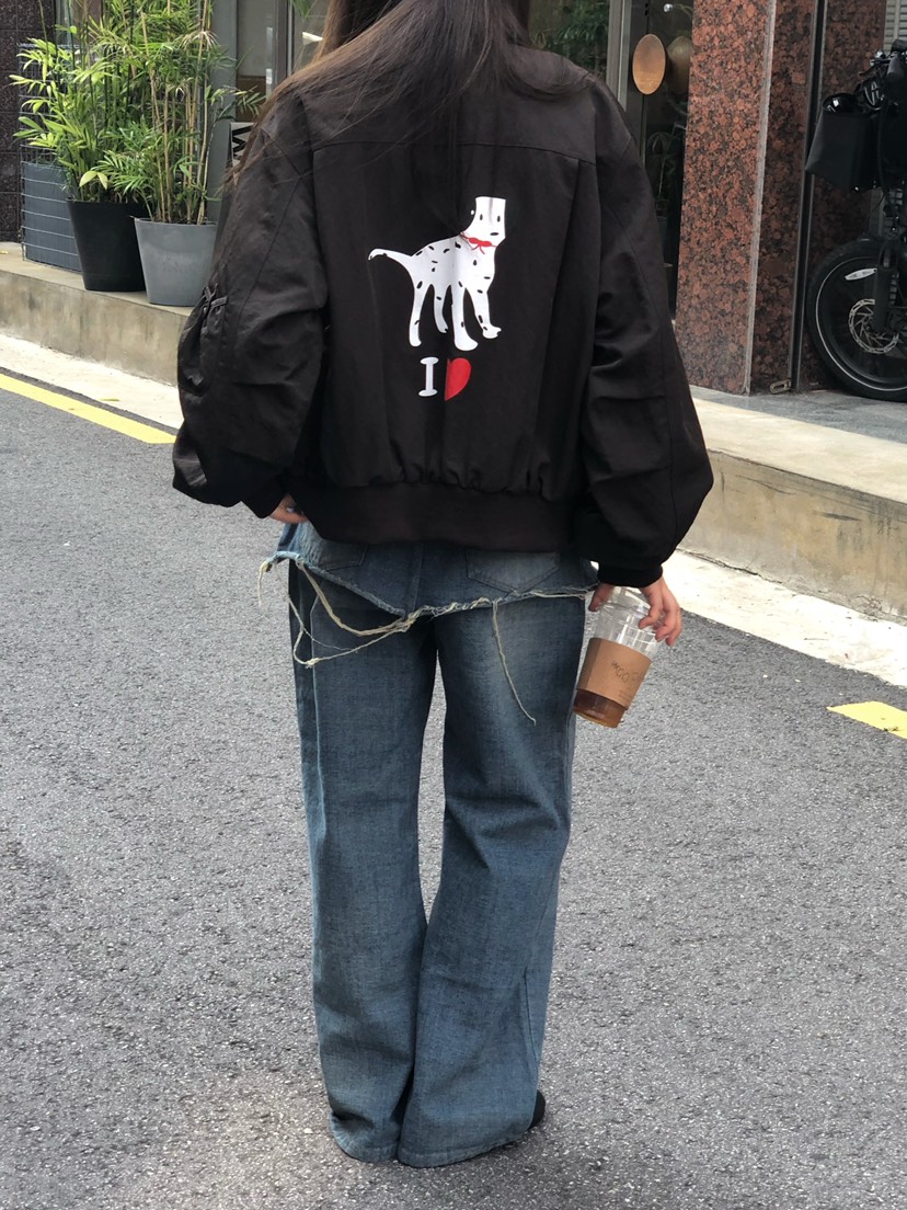 ONDO-P韓國代購女士新款人氣休閑時尚熱賣推薦真品夾克狗狗ONDO-P夾克