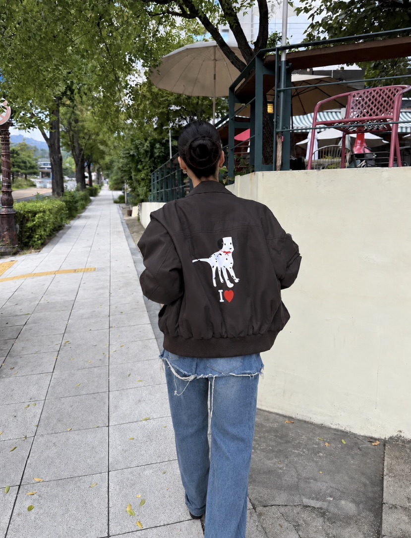ONDO-P韓國代購女士新款人氣休閑時尚熱賣推薦真品夾克狗狗ONDO-P夾克