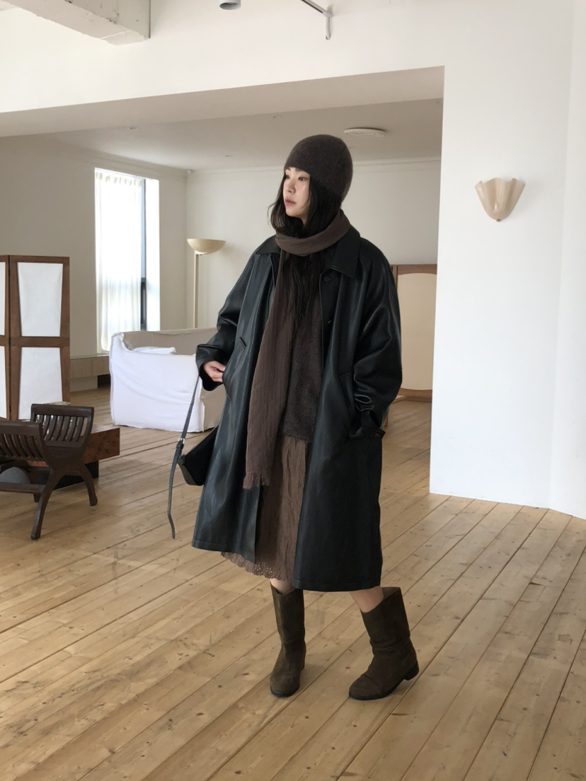 TORRE韓國代購女士新品真品時尚休閑推薦人氣熱賣長款風衣TORRE長款風衣圖色2