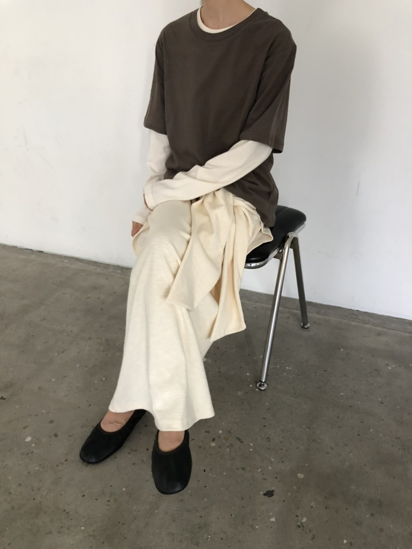 MOVENNE韓國直郵女裝新品熱賣真品時尚推薦休閑長袖T恤多層MOVENNE長袖T恤