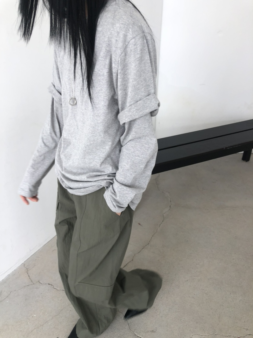 MOVENNE韓國直郵女裝新品熱賣真品時尚推薦休閑長袖T恤多層MOVENNE長袖T恤