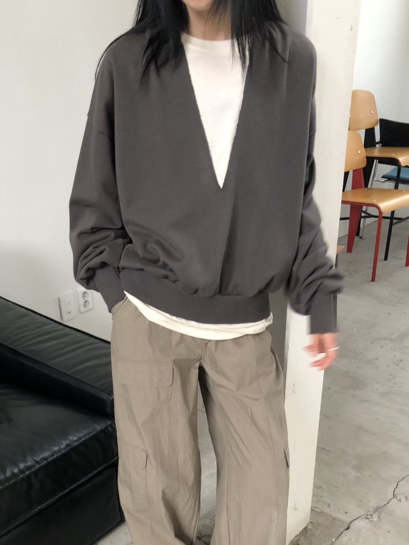MOVENNE韓國直郵女裝新品熱賣真品時尚推薦休閑長袖T恤多層MOVENNE長袖T恤