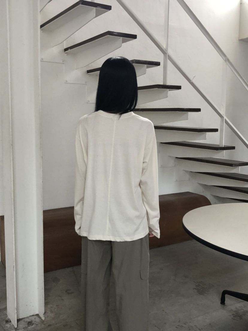MOVENNE韓國直郵女裝新品熱賣真品時尚推薦休閑長袖T恤多層MOVENNE長袖T恤