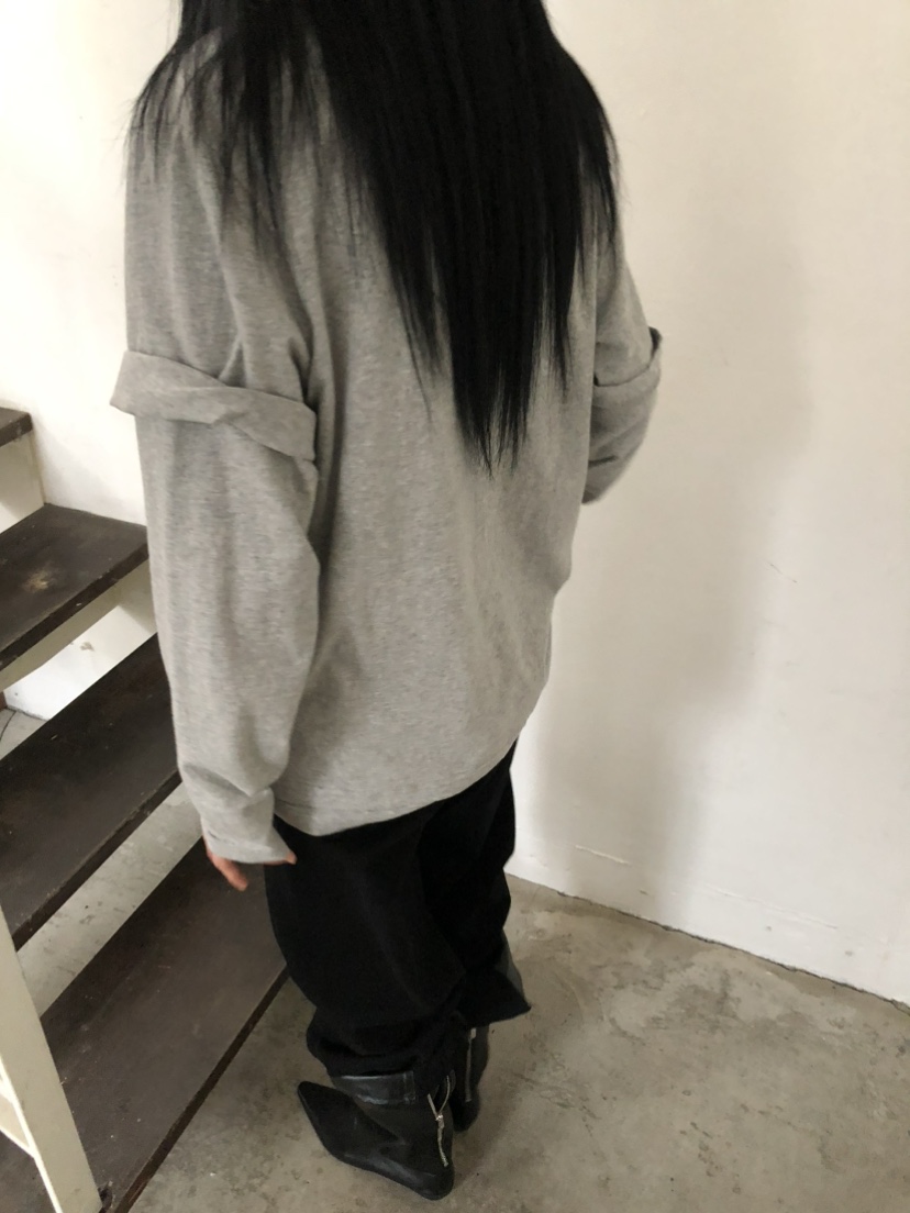 MOVENNE韓國直郵女裝新品熱賣真品時尚推薦休閑長袖T恤多層MOVENNE長袖T恤