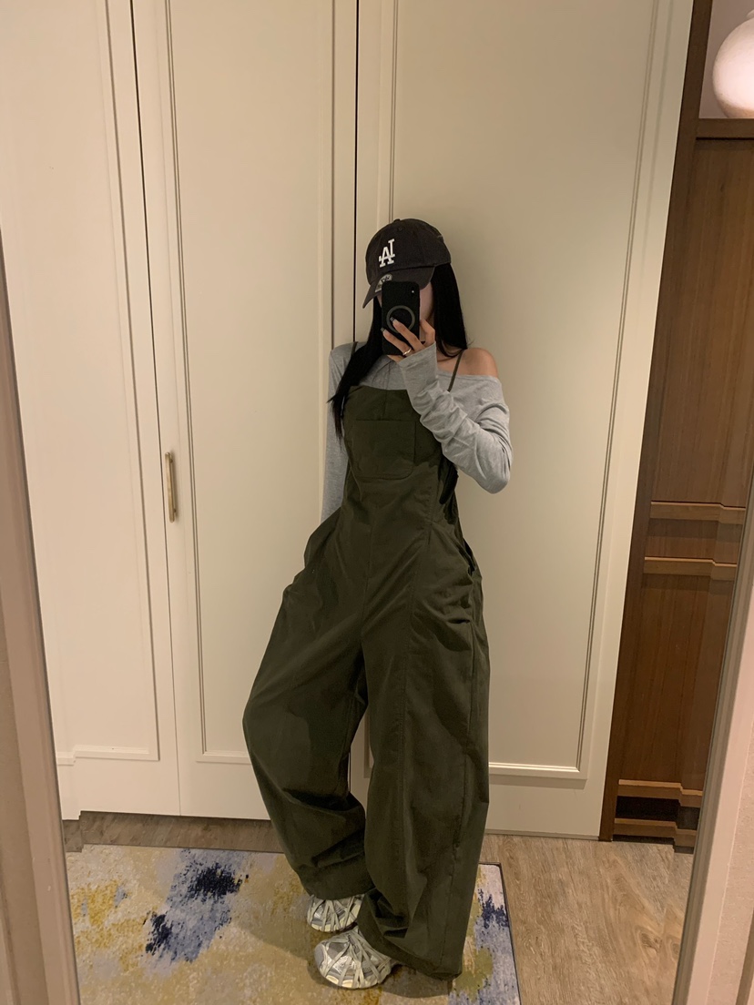 BADCALM韓國直郵女裝新品熱賣真品推薦人氣休閑時尚背帶褲BADCALM背帶褲圖色2