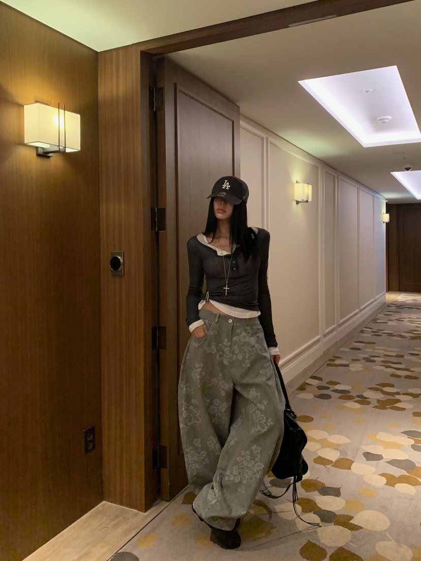 BADCALM東大門直郵女士新款時尚推薦休閑真品熱賣長袖T恤BADCALM長袖T恤