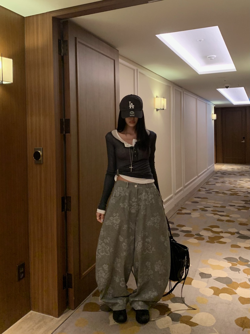 BADCALM東大門直郵女士新款時尚推薦休閑真品熱賣長袖T恤BADCALM長袖T恤