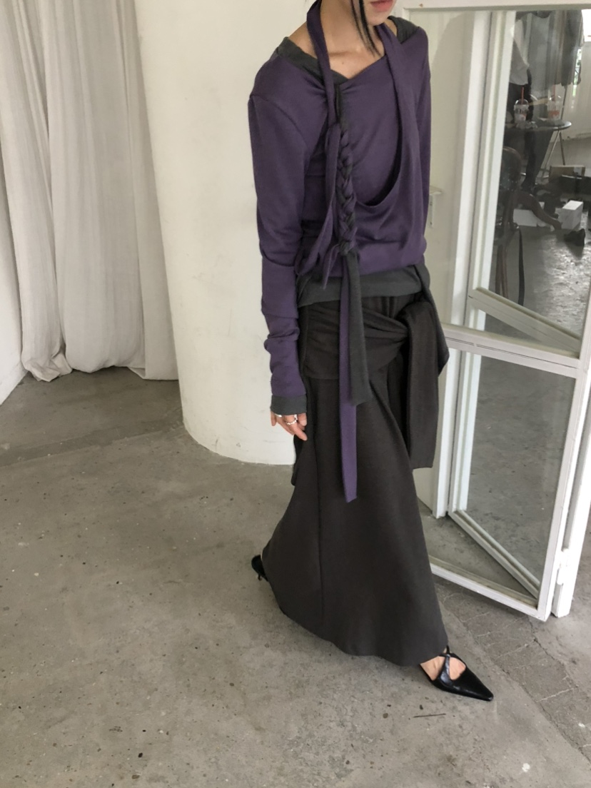 MOVENNE韓國代購女裝新品熱賣人氣推薦休閑時尚真品長裙MOVENNE長裙