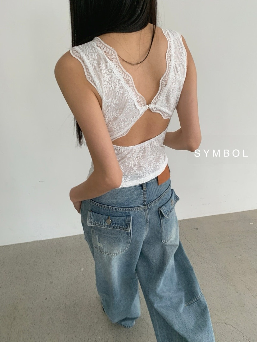 SYMBOL東大門直郵女士新品人氣休閑熱賣時尚真品吊帶背心SYMBOL吊帶/背心