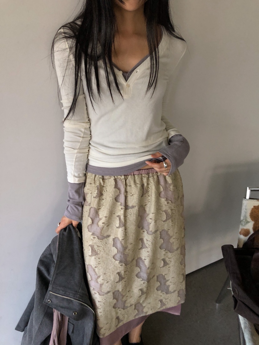 MURMUR韓國直郵女裝新款推薦休閑熱賣真品時尚人氣長袖T恤MURMUR長袖T恤