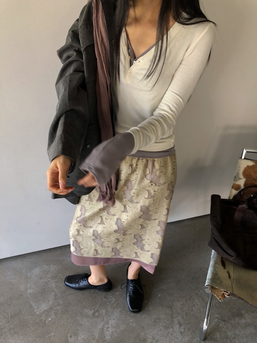 MURMUR韓國直郵女裝新款推薦休閑熱賣真品時尚人氣長袖T恤MURMUR長袖T恤