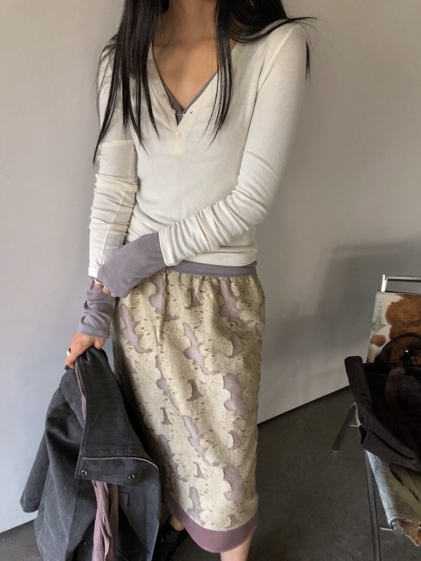 MURMUR韓國直郵女裝新款推薦休閑熱賣真品時尚人氣長袖T恤MURMUR長袖T恤