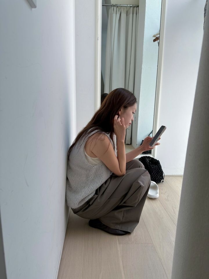 MARE韓國代購女士新款熱賣休閑時尚真品人氣推薦休閑褲雙褶MARE休閑褲