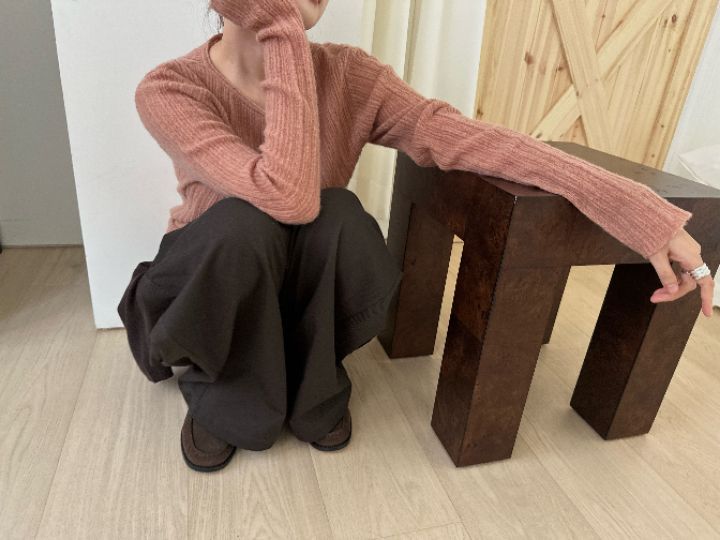 MARE韓國代購女士新款熱賣休閑時尚真品人氣推薦休閑褲雙褶MARE休閑褲