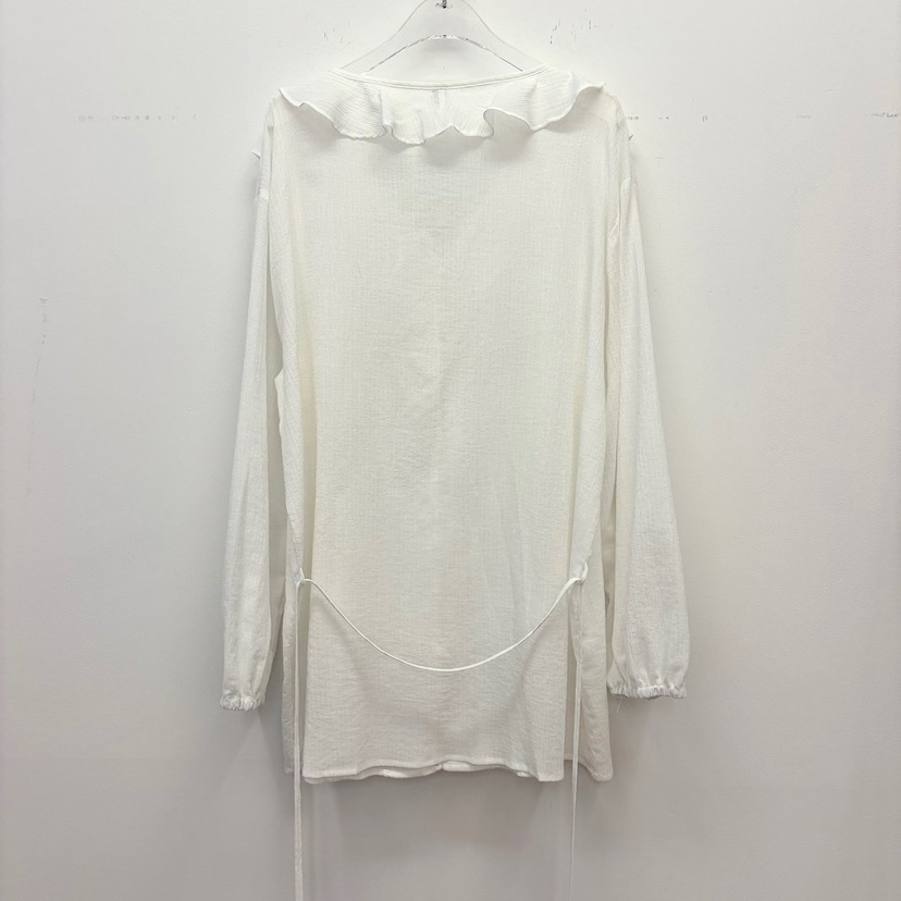 REVE CITE-L東大門代購女裝新品真品襯衫蕾絲衫荷葉邊褶裥REVE CITE-L襯衫/蕾絲衫