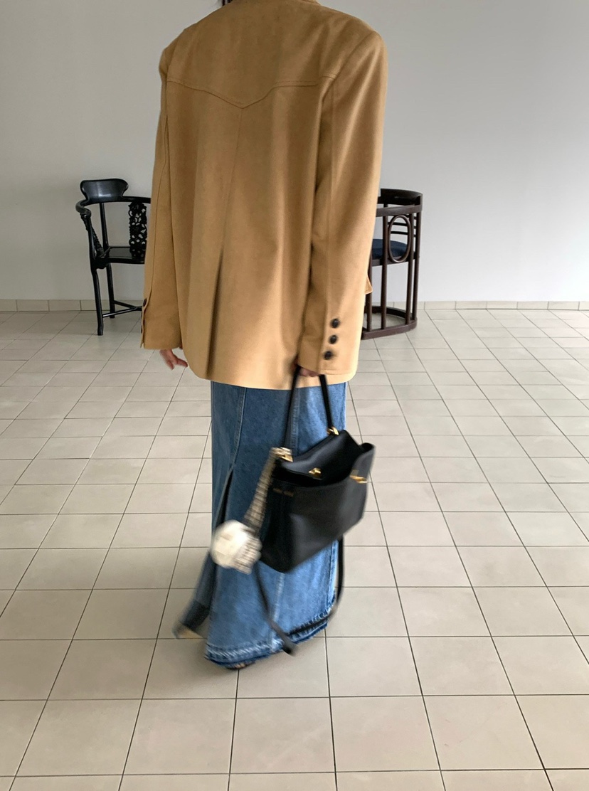 REVE CITE-L韓國直郵女裝新品熱賣人氣推薦夾克口袋麂皮REVE CITE-L夾克