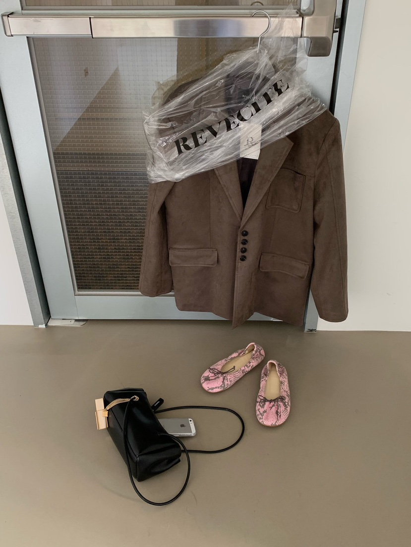 REVE CITE-L韓國直郵女裝新品熱賣人氣推薦夾克口袋麂皮REVE CITE-L夾克