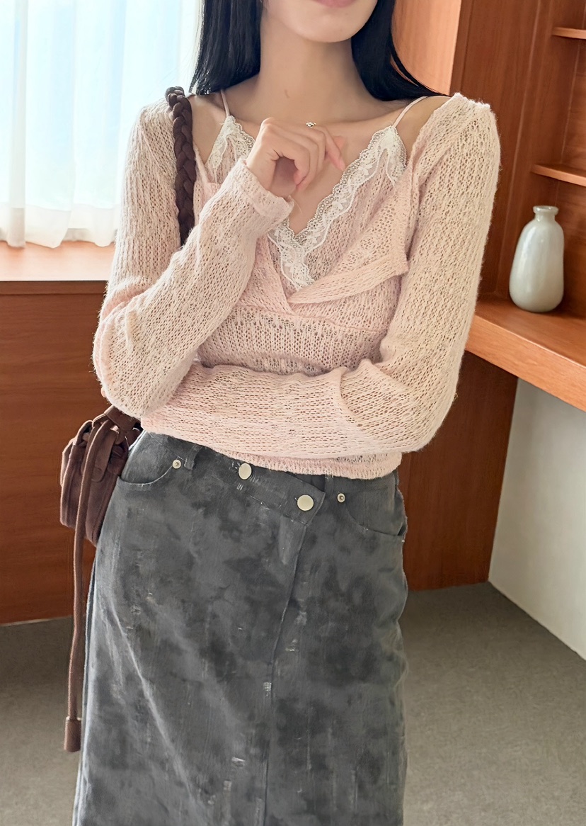 N.BROWN韓國直郵女裝新品熱賣人氣真品休閑時尚推薦長袖T恤N.BROWN長袖T恤