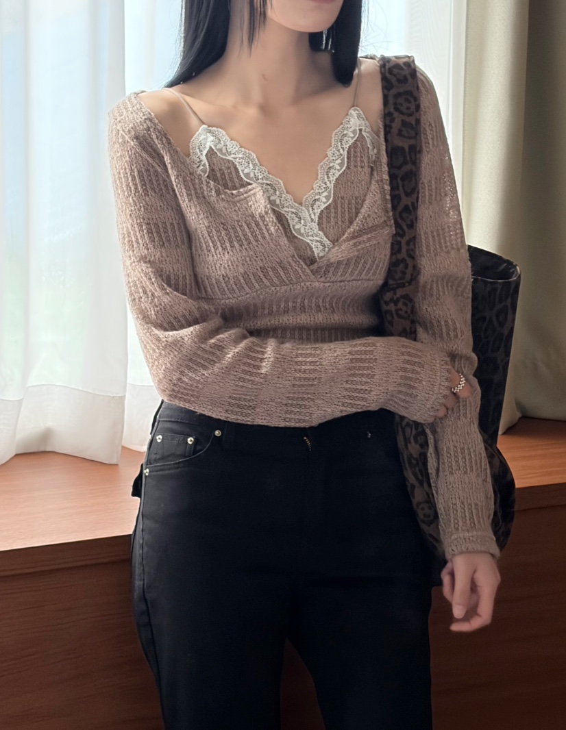 N.BROWN韓國直郵女裝新品熱賣人氣真品休閑時尚推薦長袖T恤N.BROWN長袖T恤