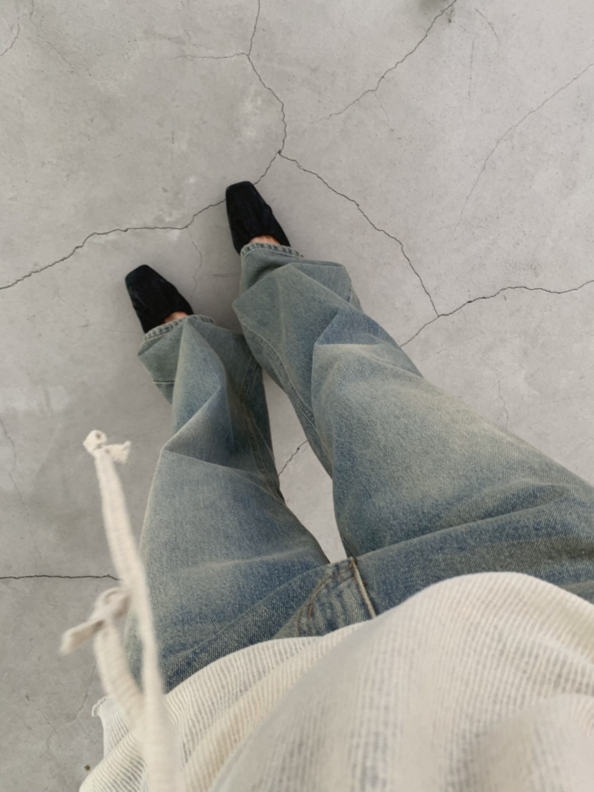 MOSMOS東大門代購女士新款真品推薦人氣休閑熱賣時尚牛仔褲MOSMOS牛仔褲